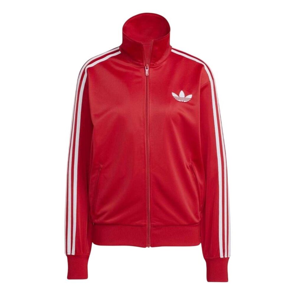 Adidas Womens/Ladies Firebird 3 Stripes Track Top / Red